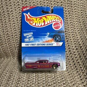 Hot Wheels 59 Chevy Impala 1997 First Editions Series #5/12 Die-Cast Car